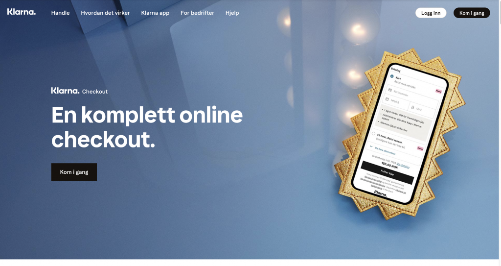 Checkout med Klarna