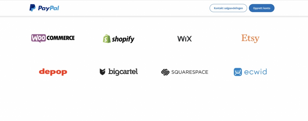 Paypal i din nettbutikk