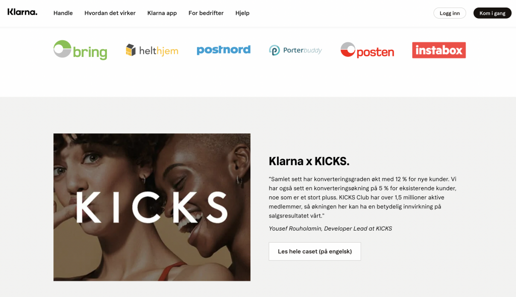 fraktløsninger for bedrifter